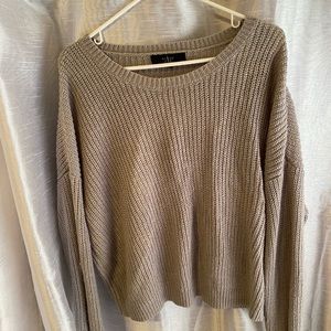 Cropped Gray sweater